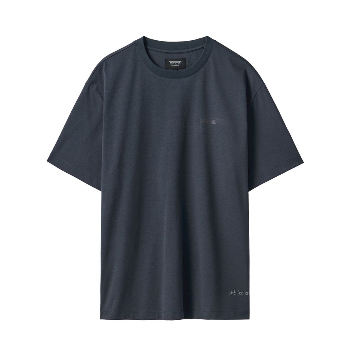 브롬톤 런던(BROMPTON LONDON) ECO HALF SLEEVE T-SHIRT - T/BLUE - (P242UTS124)