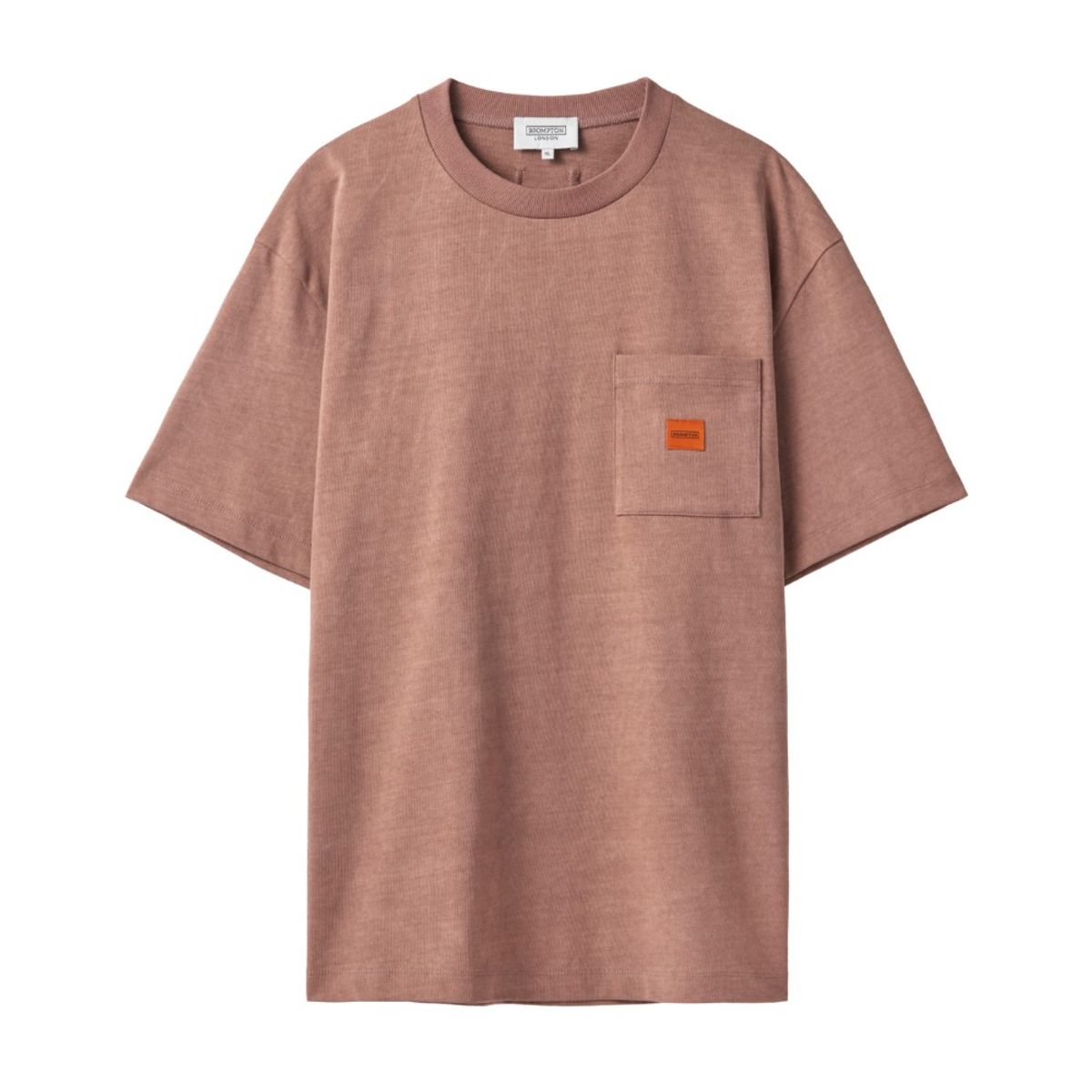 브롬톤 런던(BROMPTON LONDON) 1975 PIGMENT HALF SLEEVE T-SHIRT - BRICK (P242UTS418)