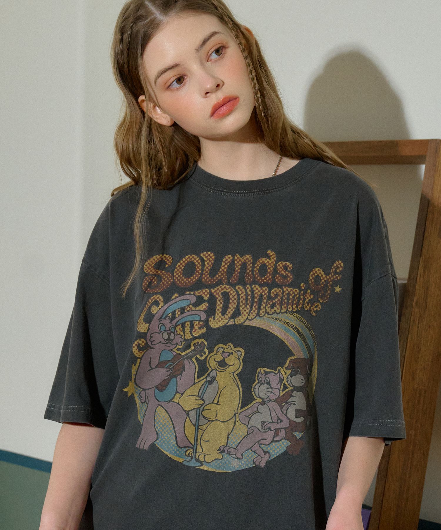 【CPGN STUDIO】Mad Hoppi Pigment Short Sleeve T-shirt MUSINSA | CPGN STUDIO DONT CRY TEDDY PIGMENT SHORT SLEEVE T