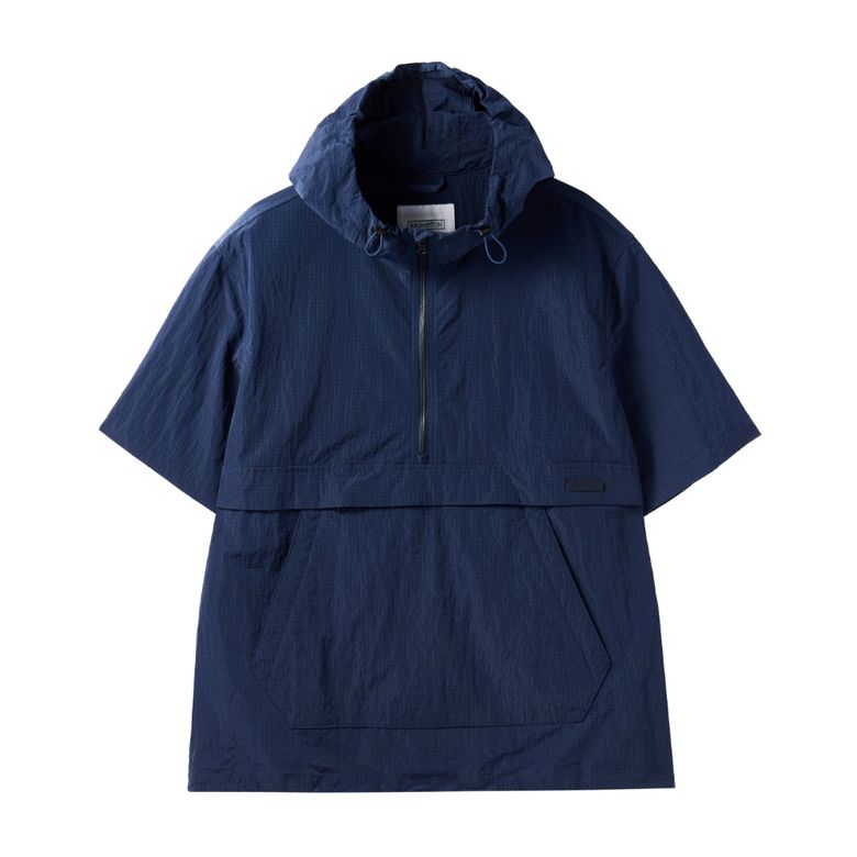 RIPSTOP HALF SLEEVE ANORAK - NAVY (P242UAN431)