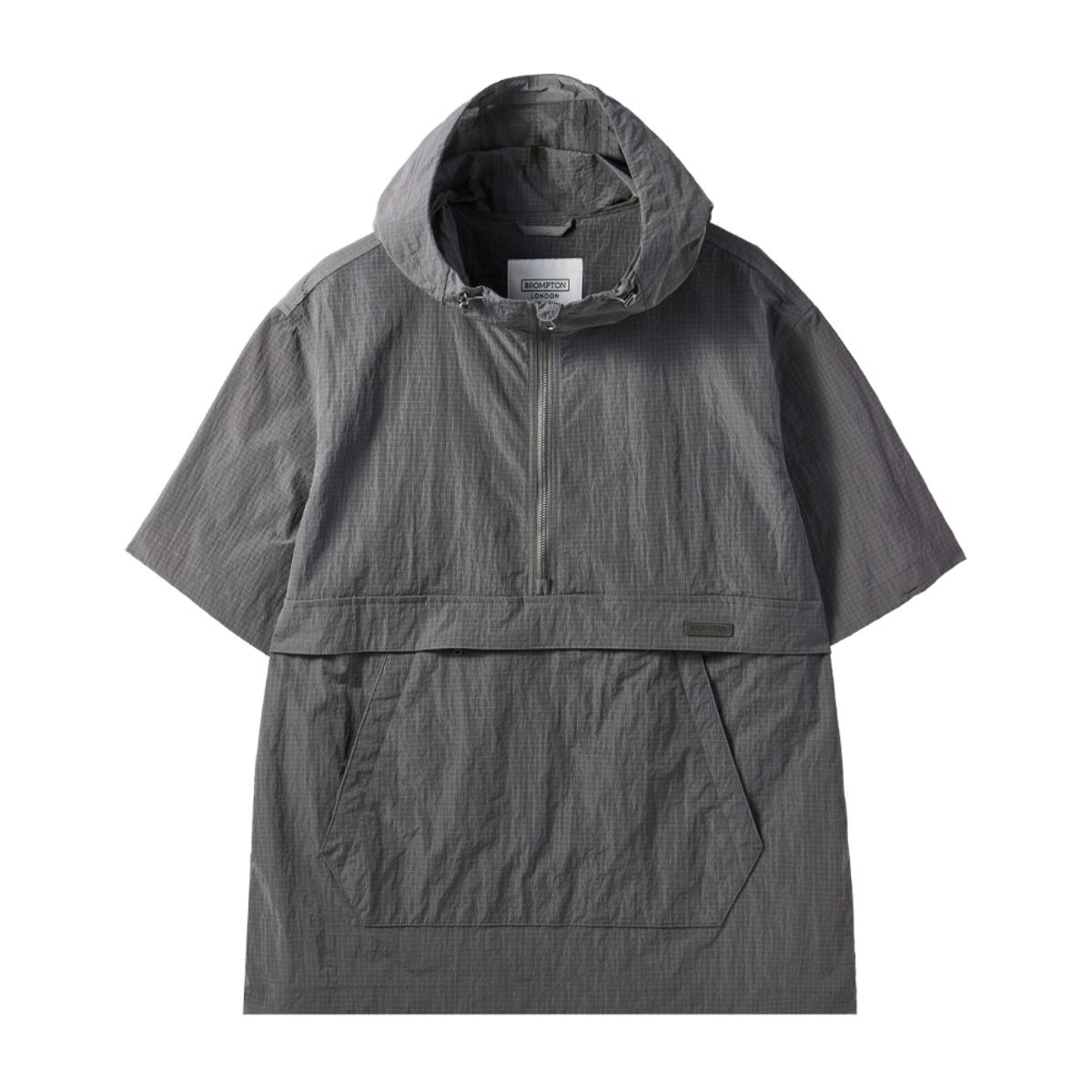 브롬톤 런던(BROMPTON LONDON) RIPSTOP HALF SLEEVE ANORAK - KHAKI (P242UAN431)
