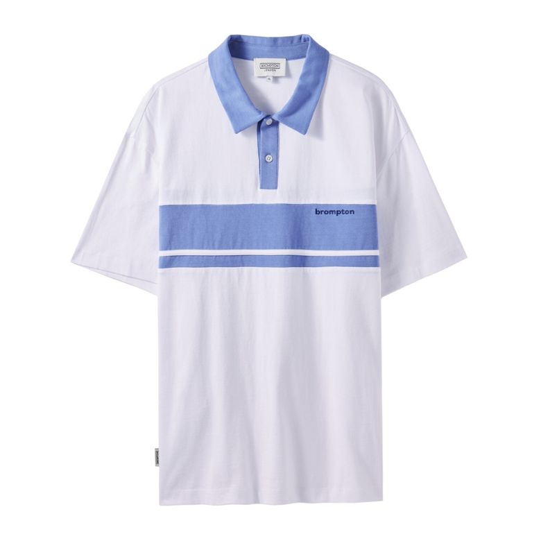 VINTAGE CYCLE COLLAR JERSEY - WHITE (P242MPL511)
