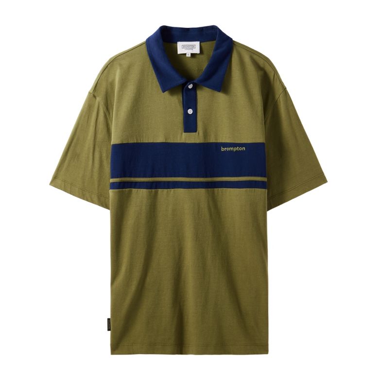 VINTAGE CYCLE COLLAR JERSEY - OLIVE (P242MPL511)