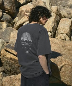 마운틴 어드벤처 피그먼트 반팔티 다크그레이 FST729