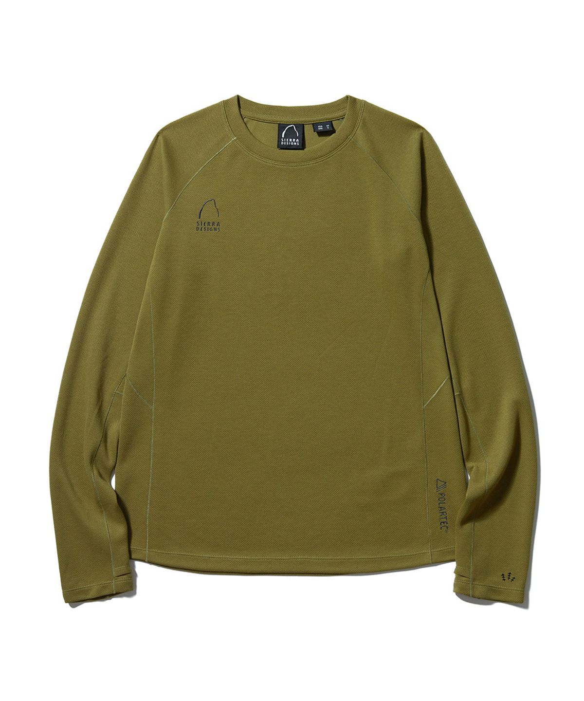 시에라디자인(SIERRA DESIGNS) W) 폴라텍 파워드라이 맨던홀 (MENDENHALL) 긴팔티셔츠 KHAKI