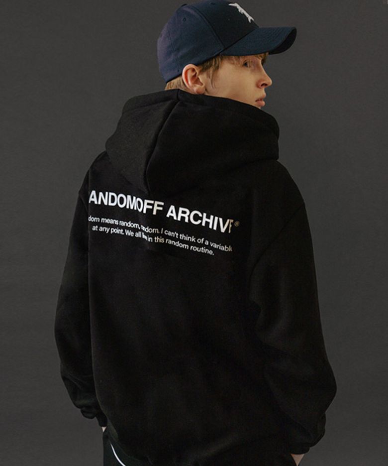 RANDOMOFF ARCHIVE 후드집업 [블랙]