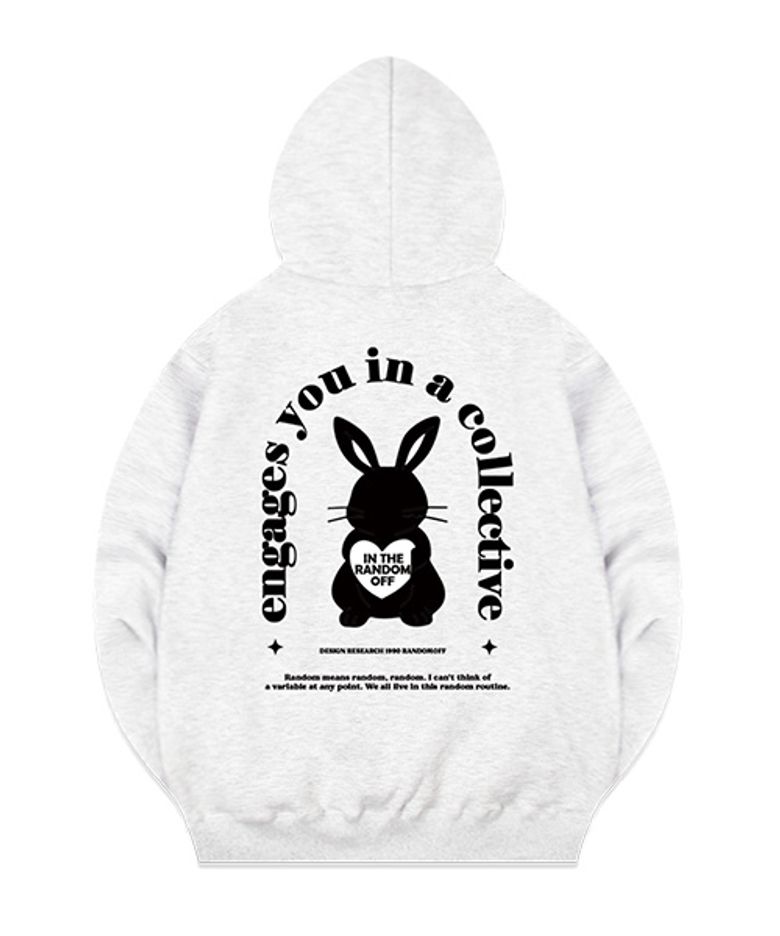 BLACKBUNNY BACK 후드집업 [백메란지]
