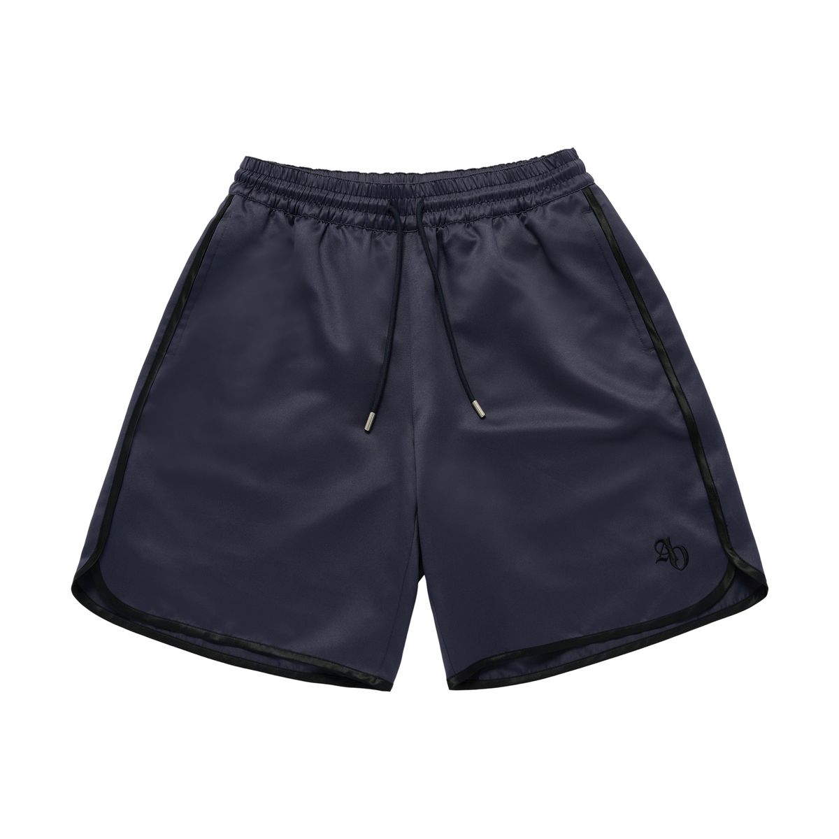 아크메드라비(ACME DE LA VIE) SATIN SEMI BOXING SHORT PANTS (WOMAN) BLACK