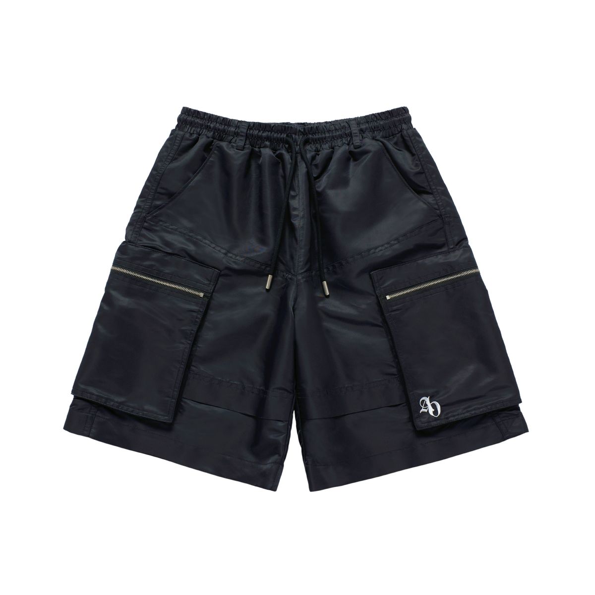 아크메드라비(ACME DE LA VIE) NYLON BIG POCKET SHORT PANTS BLACK