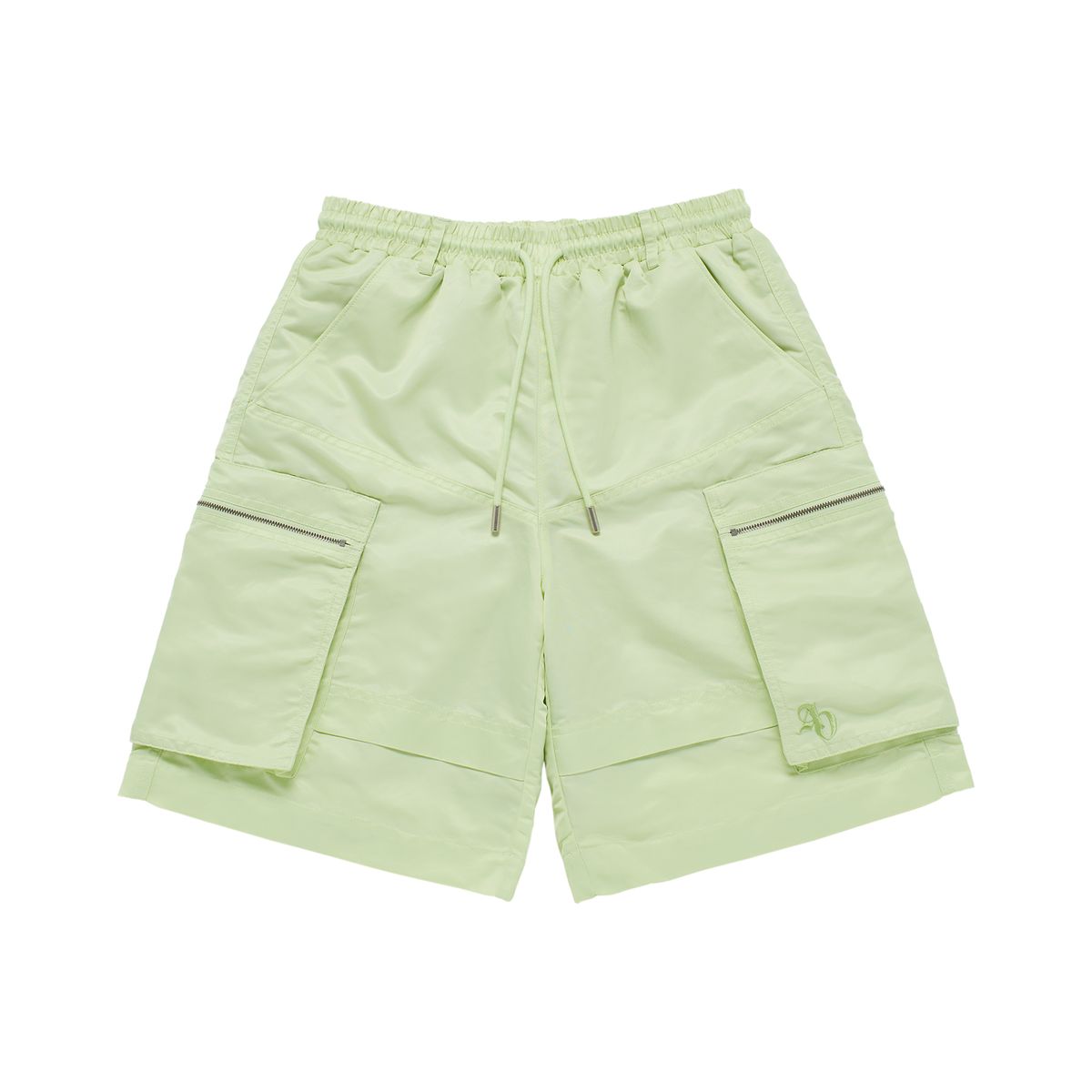 아크메드라비(ACME DE LA VIE) NYLON BIG POCKET SHORT PANTS LIGHT LIME