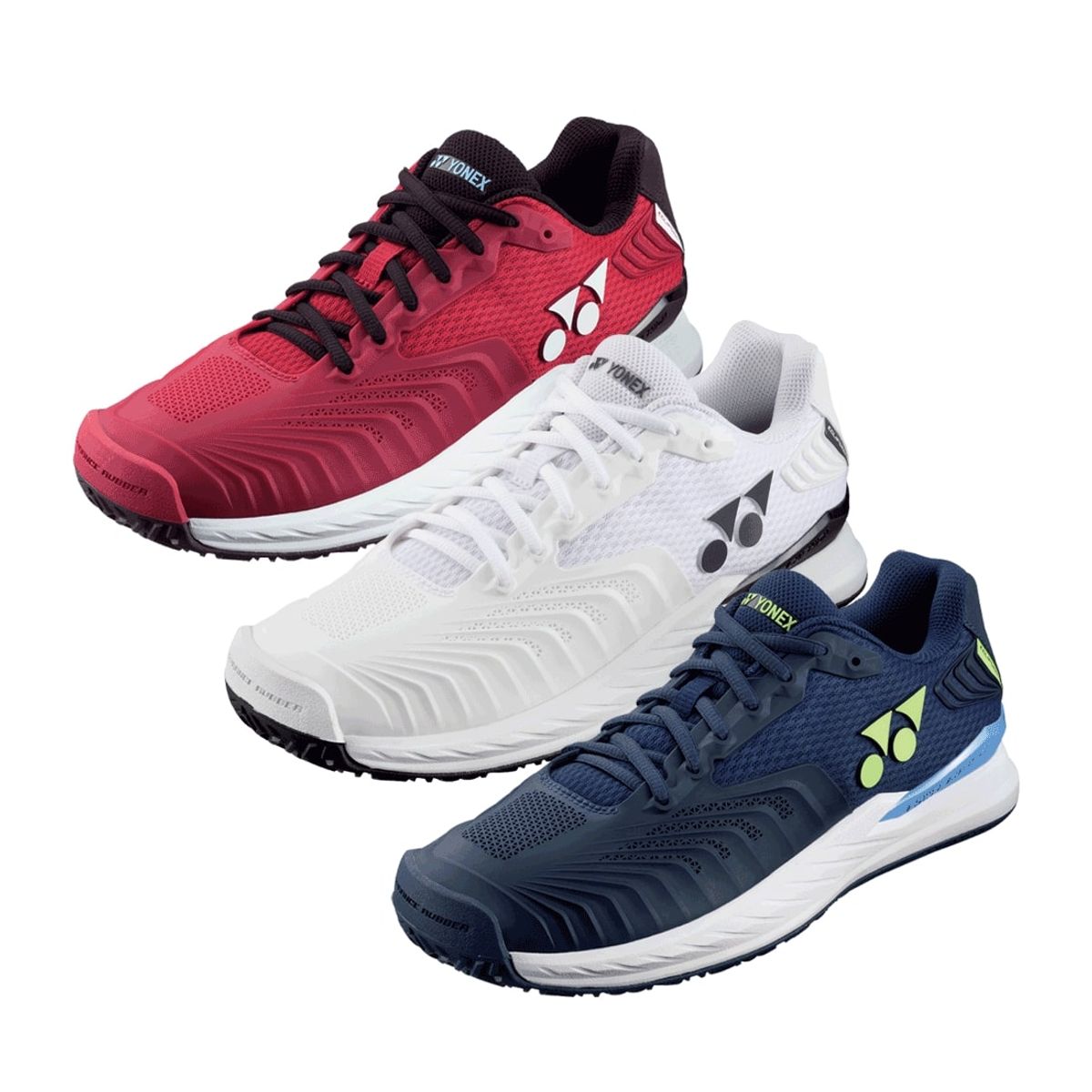 요넥스(YONEX) SHT-E4MACEX (ECLIPSION4 AC/2022) 이클립션 4 테니스화 올 코트 네이비/화이트/와인 레드