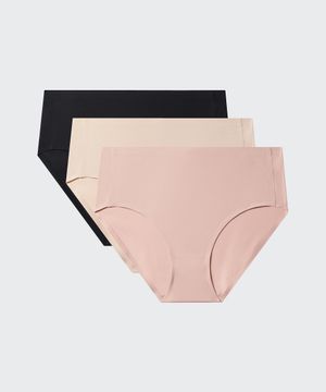 우먼즈 심리스 하이라이즈 팬티 3팩