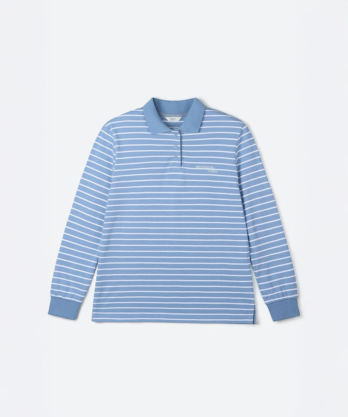 문선 아카이브(MOONSUN ARCHIVE) 01 M.C UNISEX, Stripe PK Shirt / Sky
