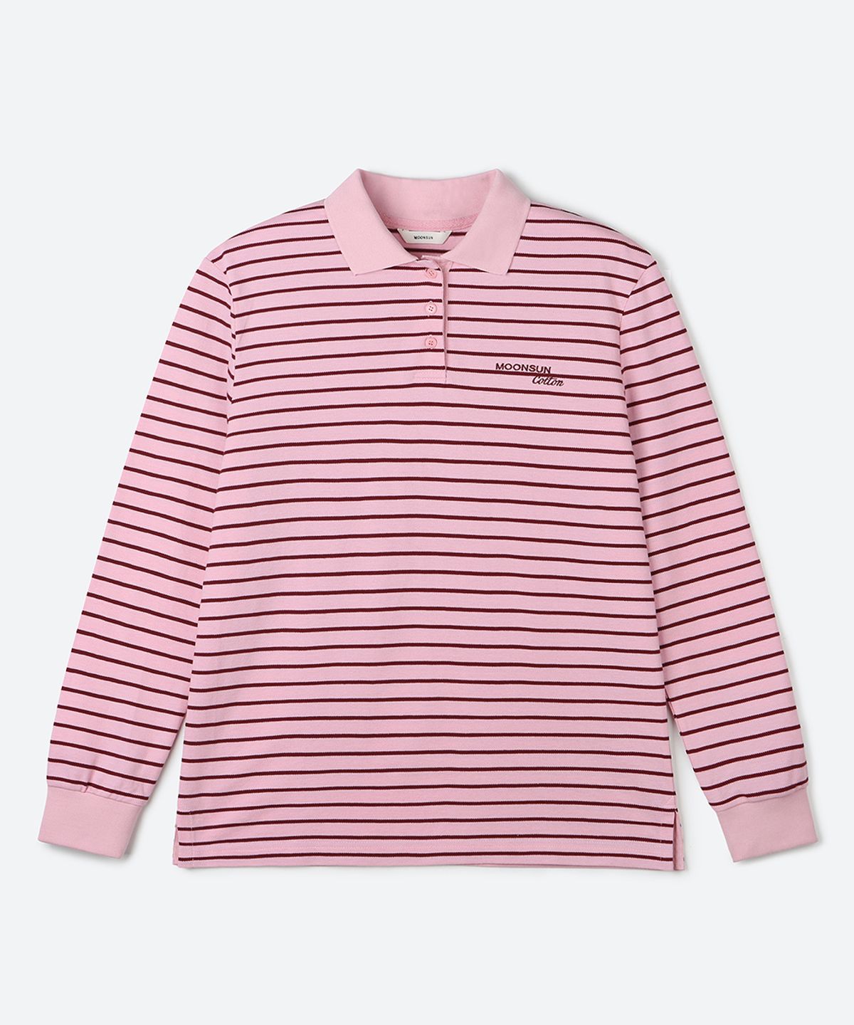 문선 아카이브(MOONSUN ARCHIVE) MJ S2 01 M.C UNISEX, Stripe PK Shirt / Pink