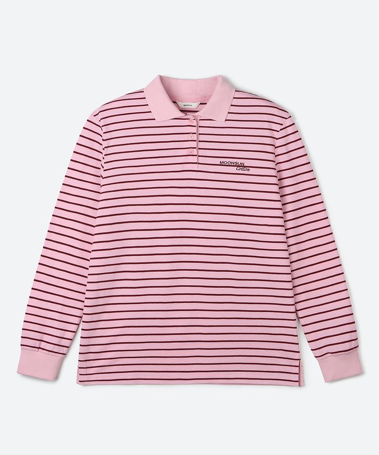 MJ S2 01 M.C UNISEX, Stripe PK Shirt / Pink
