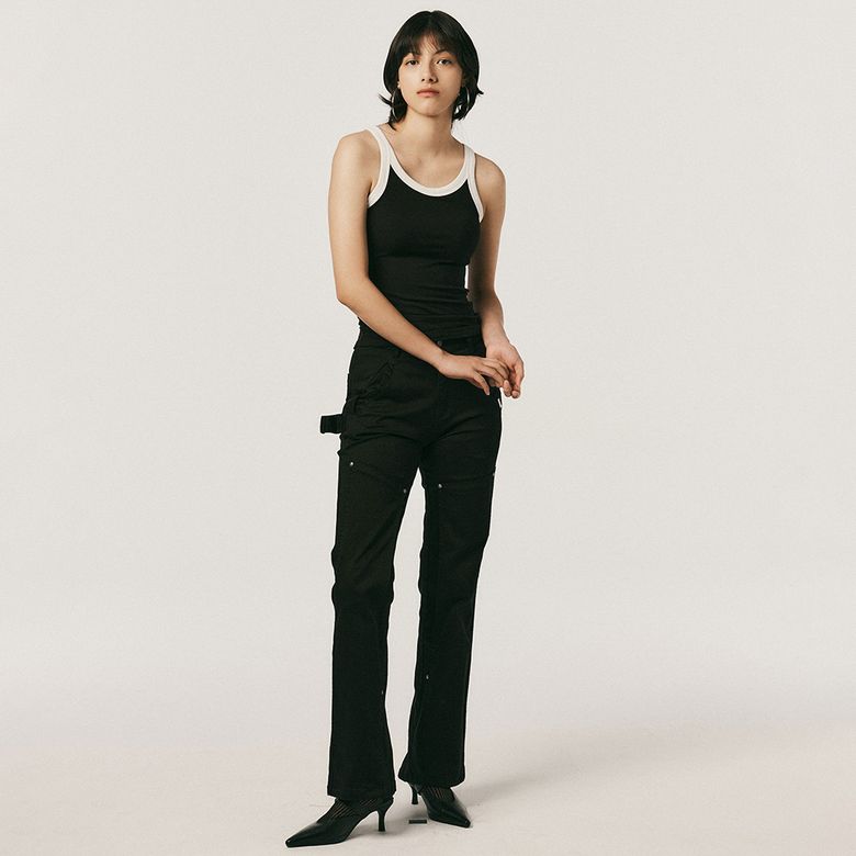 AR_Back zipper design pants