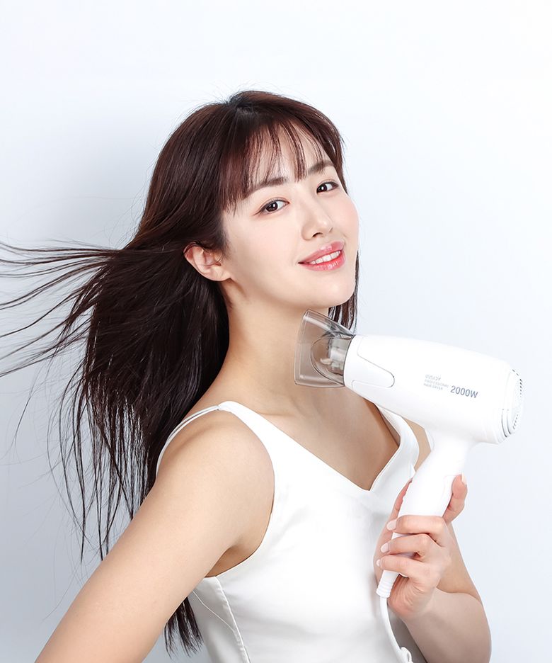 접이식 헤어 드라이기 2000W 가벼운 휴대용 드라이어 IHD-2000