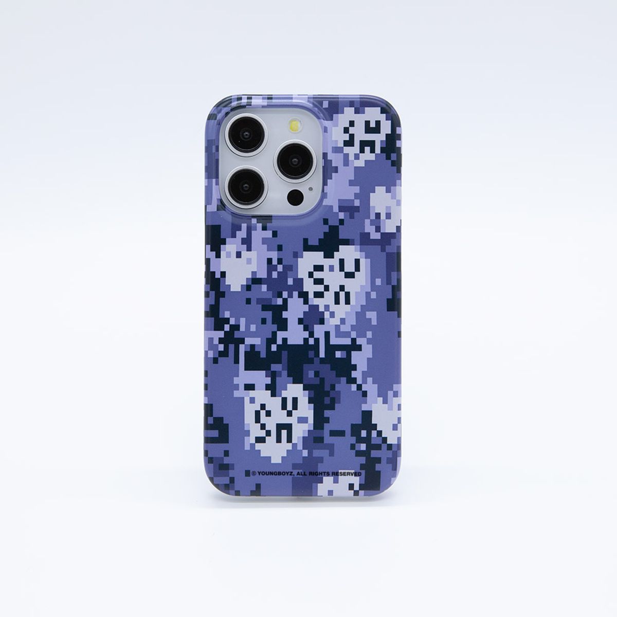 세컨드유니크네임(SECOND UNIQUE NAME) SUN CASE GRAPHIC CAMO BLUE