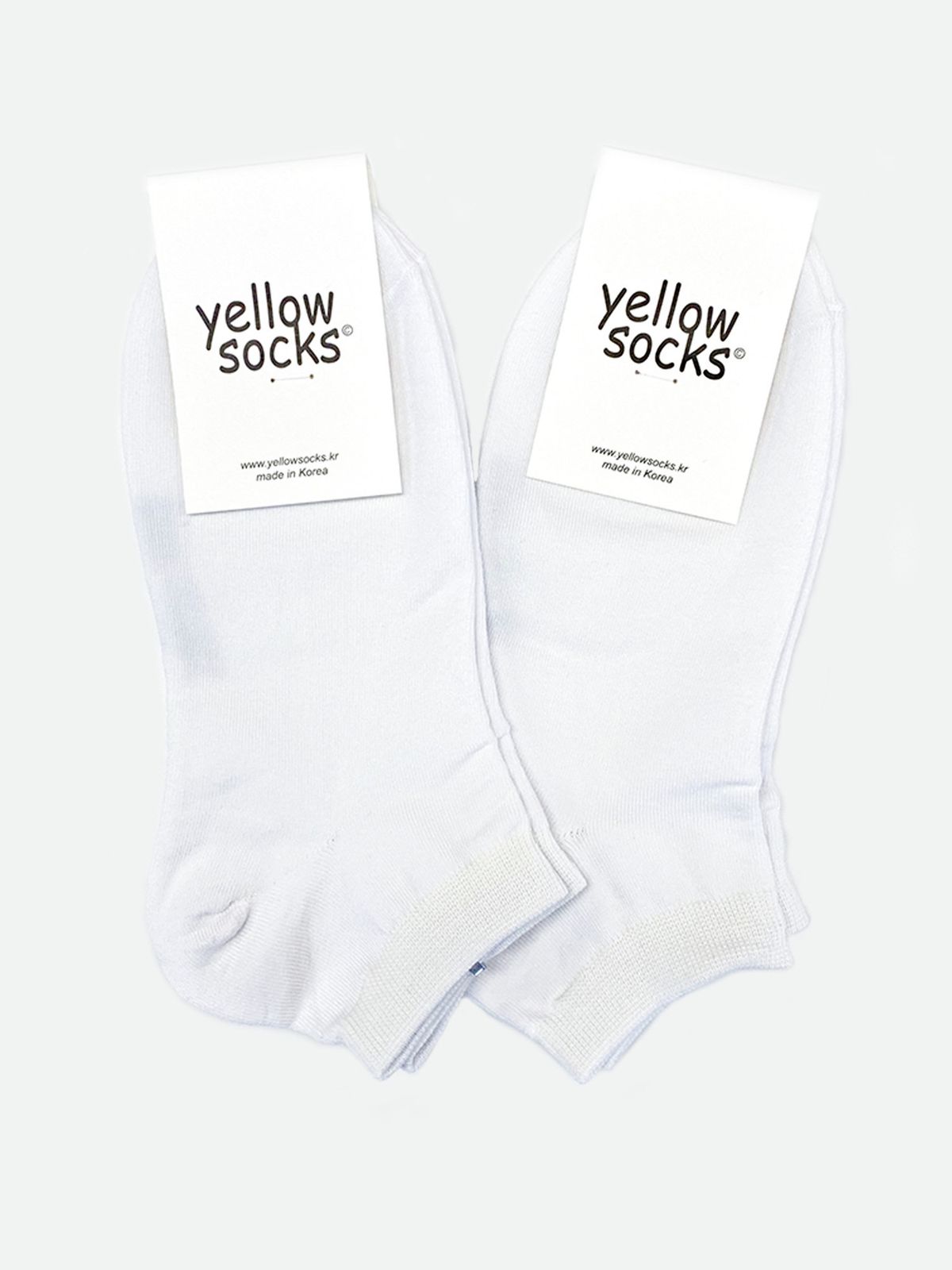 옐로우삭스(YELLOWSOCKS) 앵클삭스 베이직 화이트