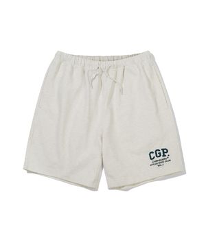 CGP 아치 로고 트레이닝 쇼츠_오트밀