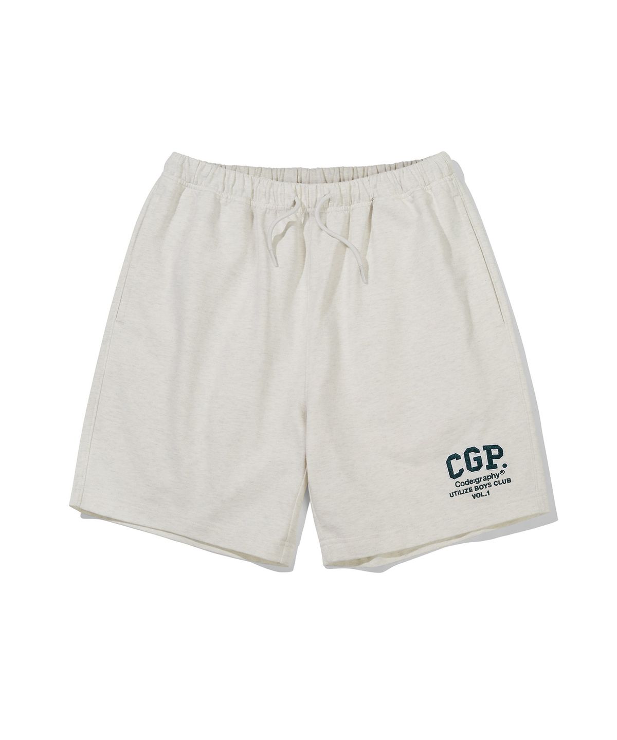코드그라피(CGP) CGP 아치 로고 트레이닝 쇼츠_오트밀
