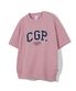 CGP 아치 로고 반팔 크루넥_인디핑크