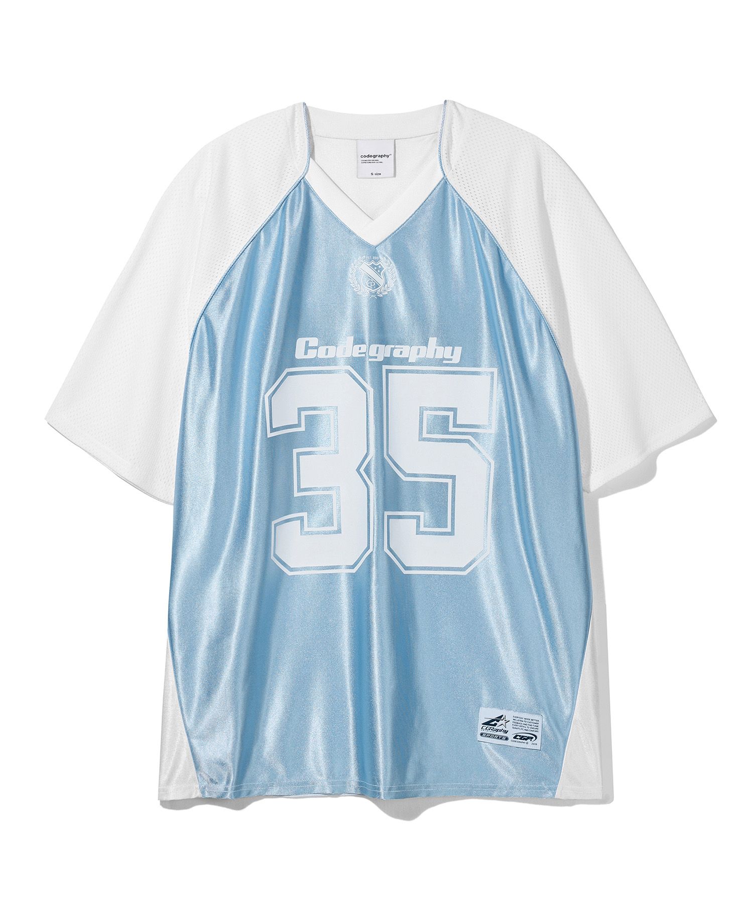 codegraphy☆UNISEX Raglan Jersey Short Sleeve T-Shirt MUSINSA | Codegraphy Raglan Jersey Short Sleeve T-Shirt_Sky Blue
