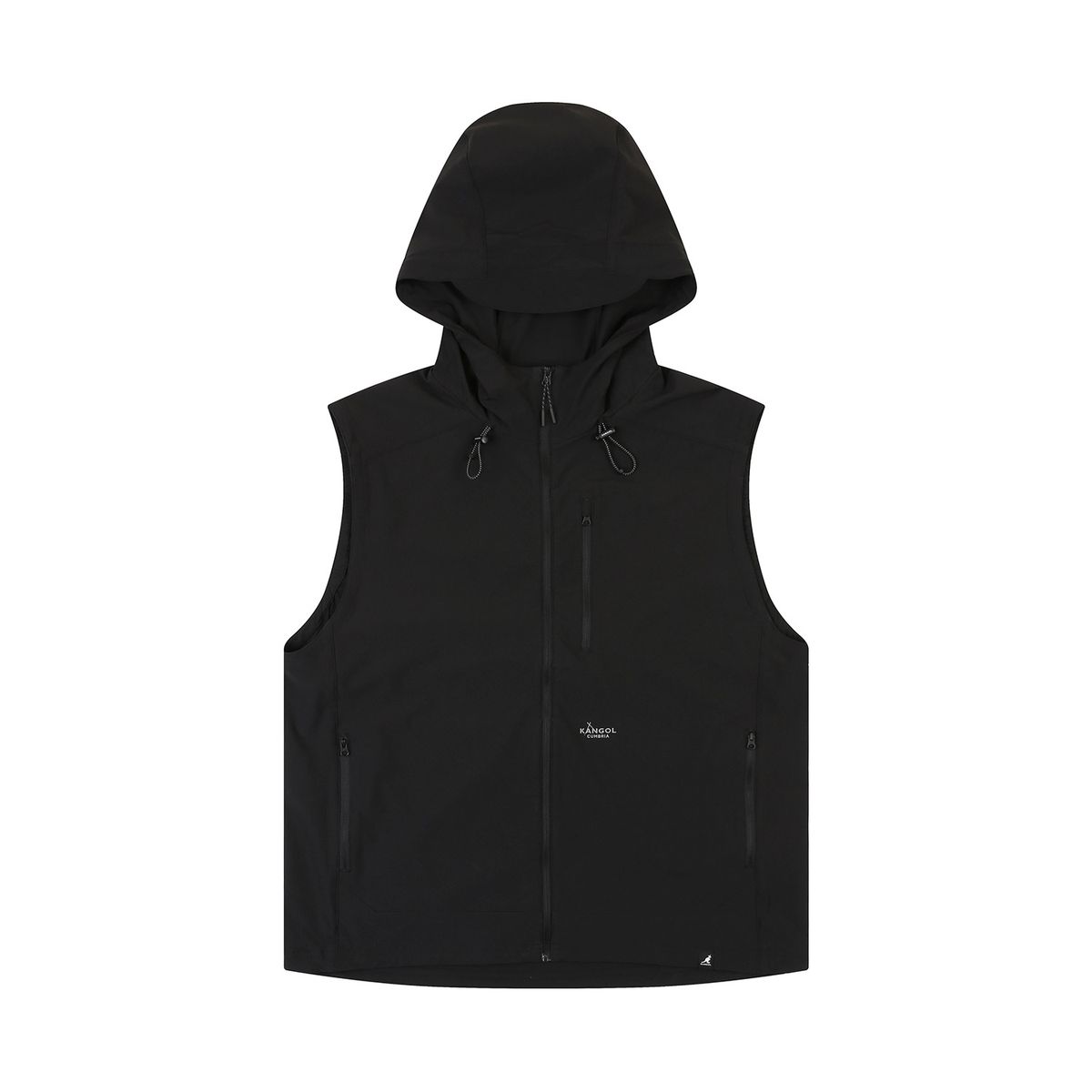 캉골(KANGOL) CBR 익스플로러 후드 베스트 7017 블랙