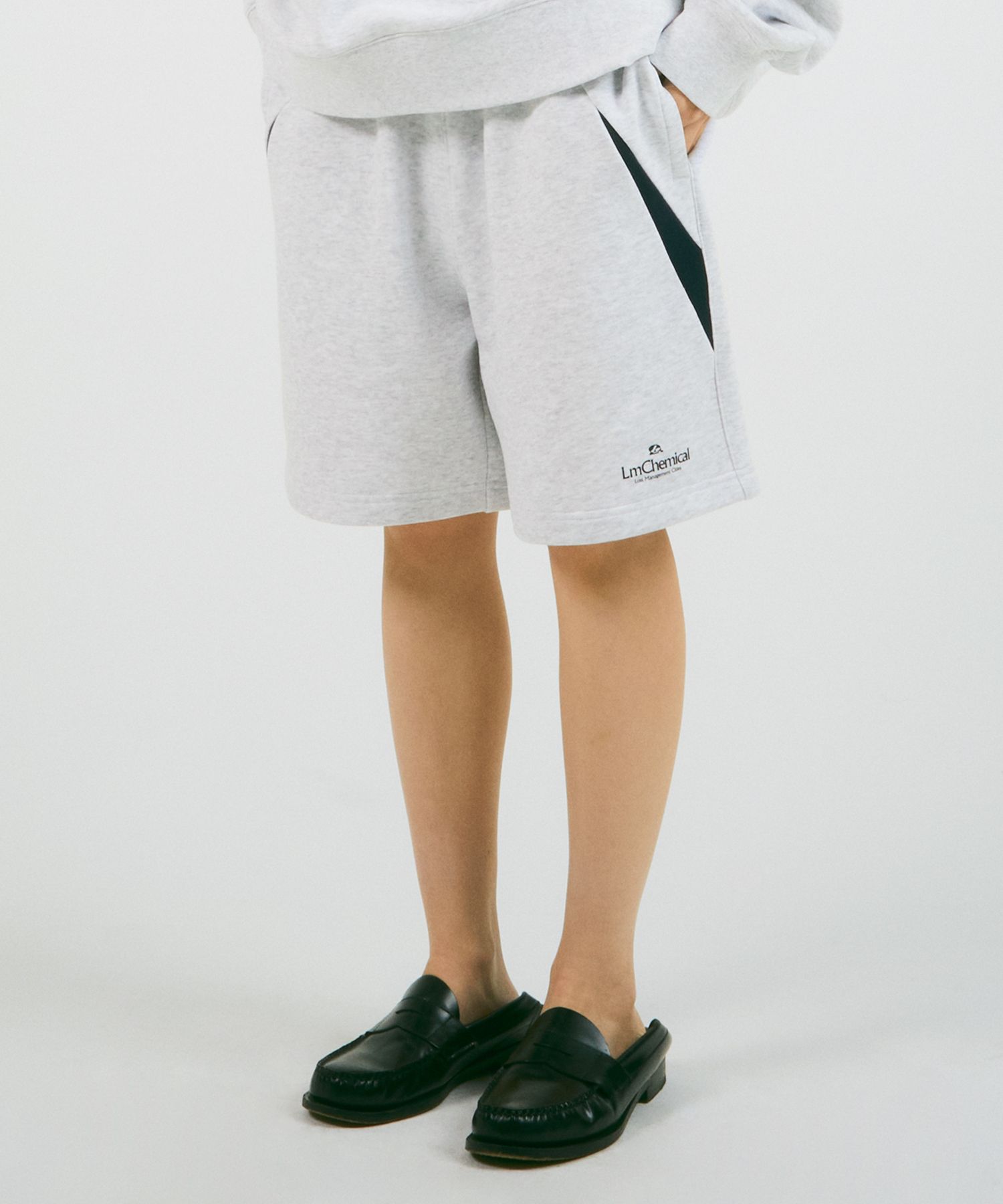 ★2024SS新作★LMC★CHEMICAL SOCCER SWEAT SHORTS MUSINSA | LMC CHEMICAL SOCCER SWEAT SHORTS light heather gray