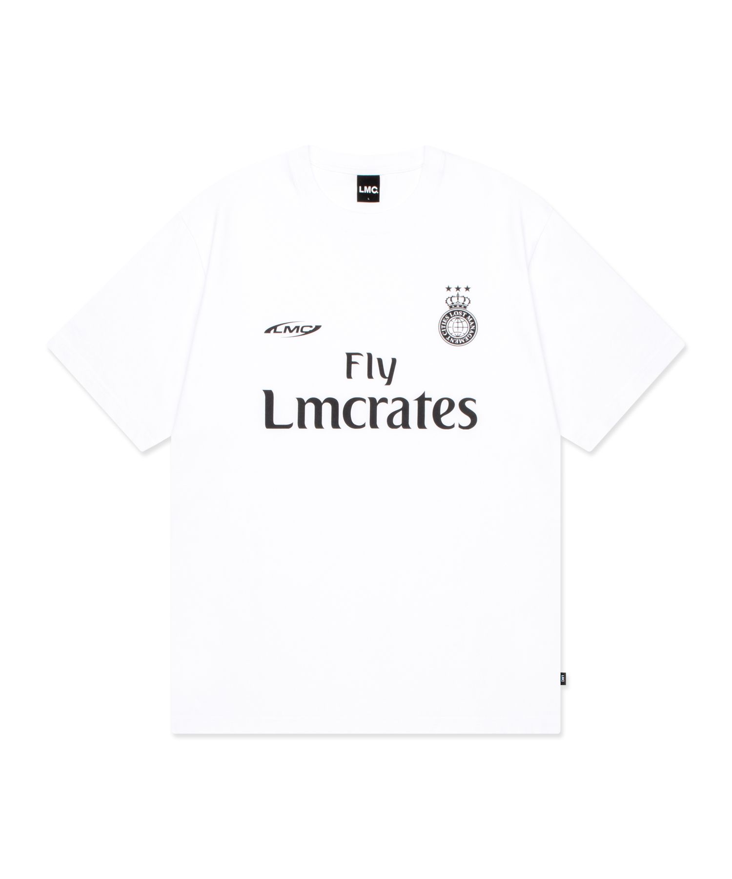 MUSINSA | LMC REAL PARODY SOCCER TEE white