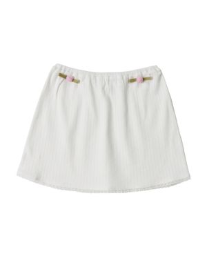 퓨어 로즈 코튼 스커트 (화이트)
