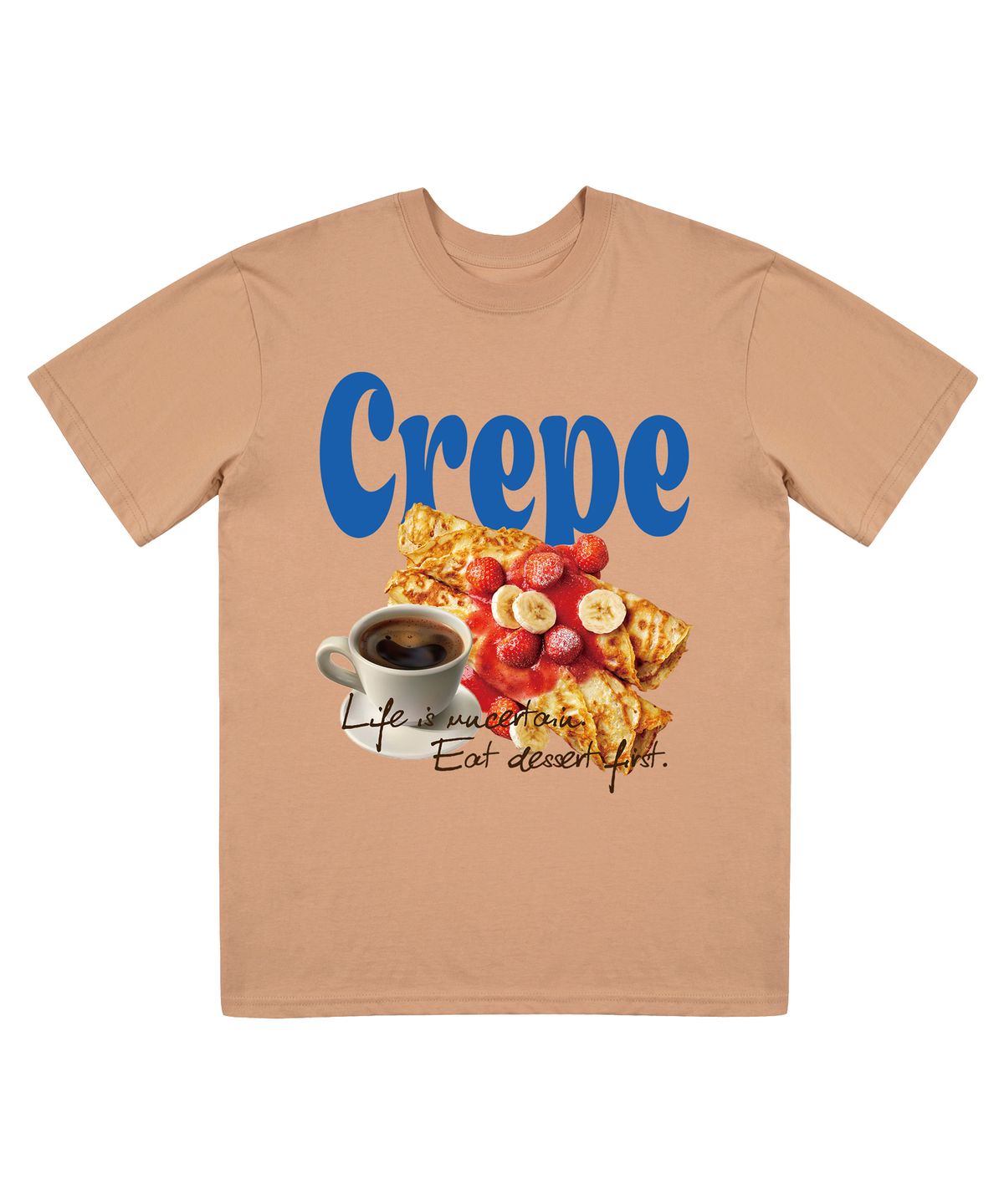 비치스앤크림(BEACHESANDCREAM) CREPE SHORT SLEEVES-PITCH