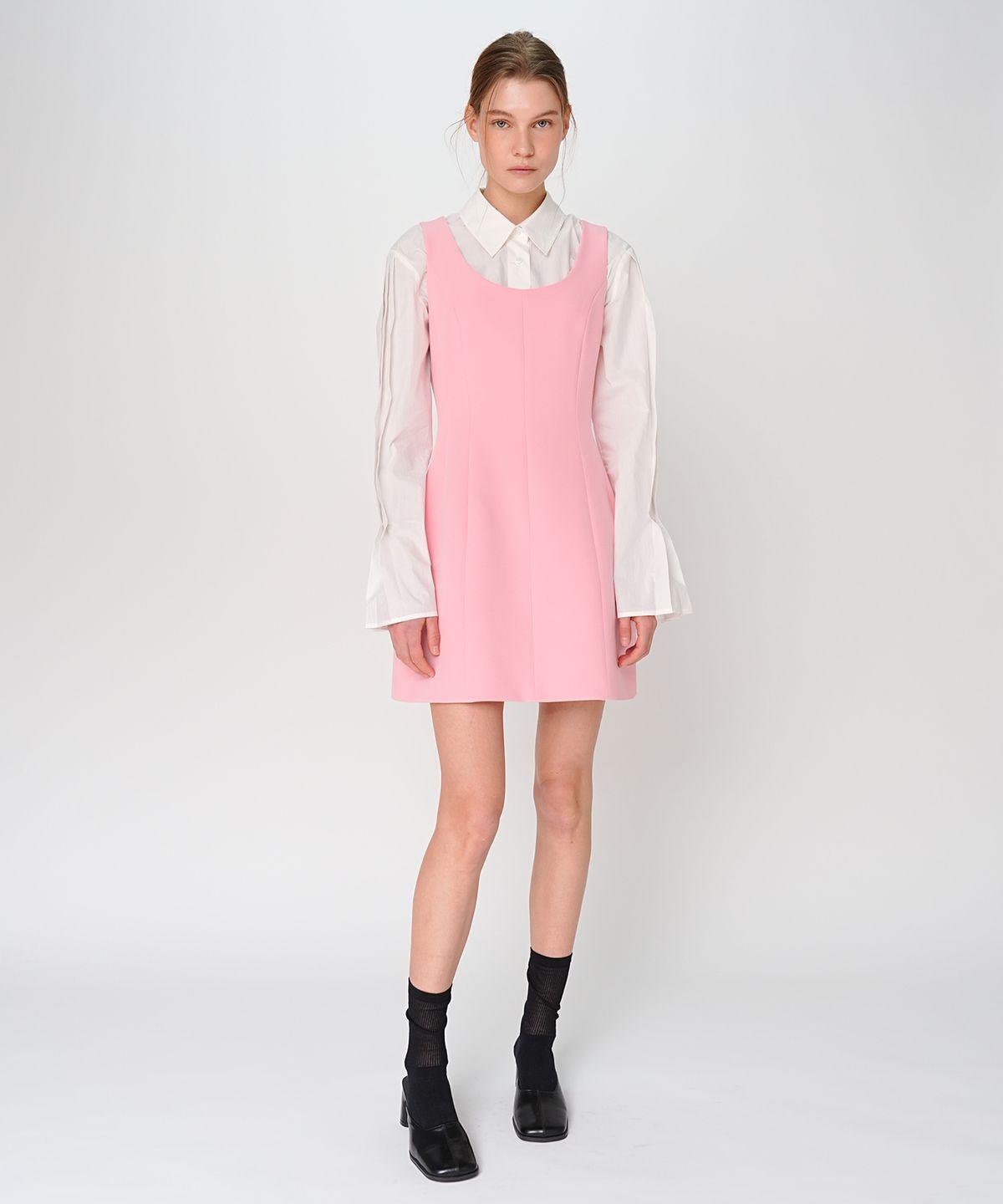 폴앤앨리스(PAUL&ALICE) MINI DRESS / PINK