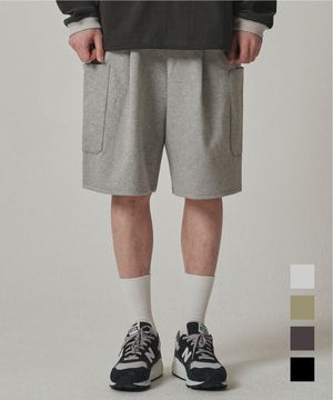 Cargo Sweat Shorts [4 Colors]
