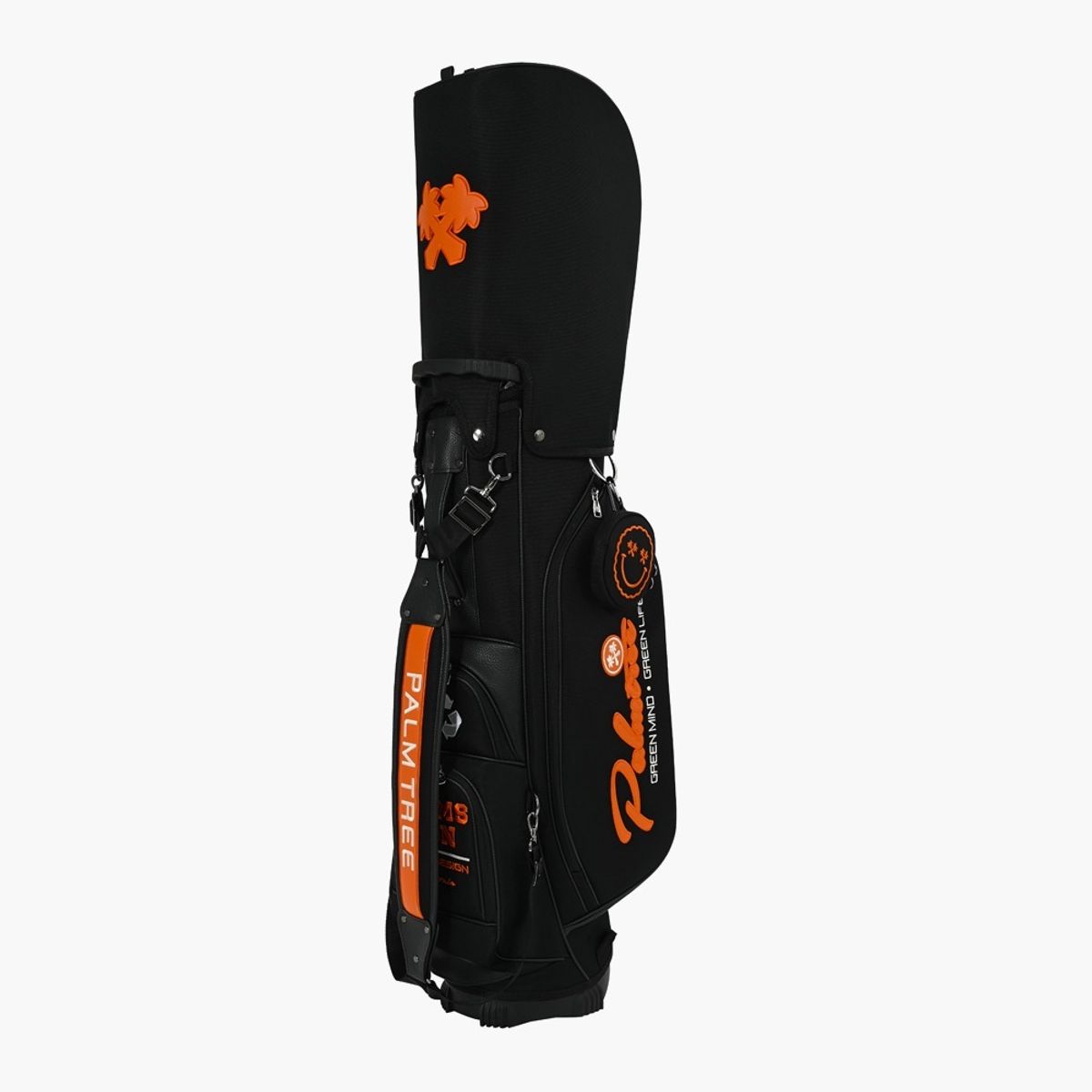 팜트리골프(PALMTREE GOLF) 공존 스탠드 백 블랙,오렌지 Coexistence Stand bag Black,Orange