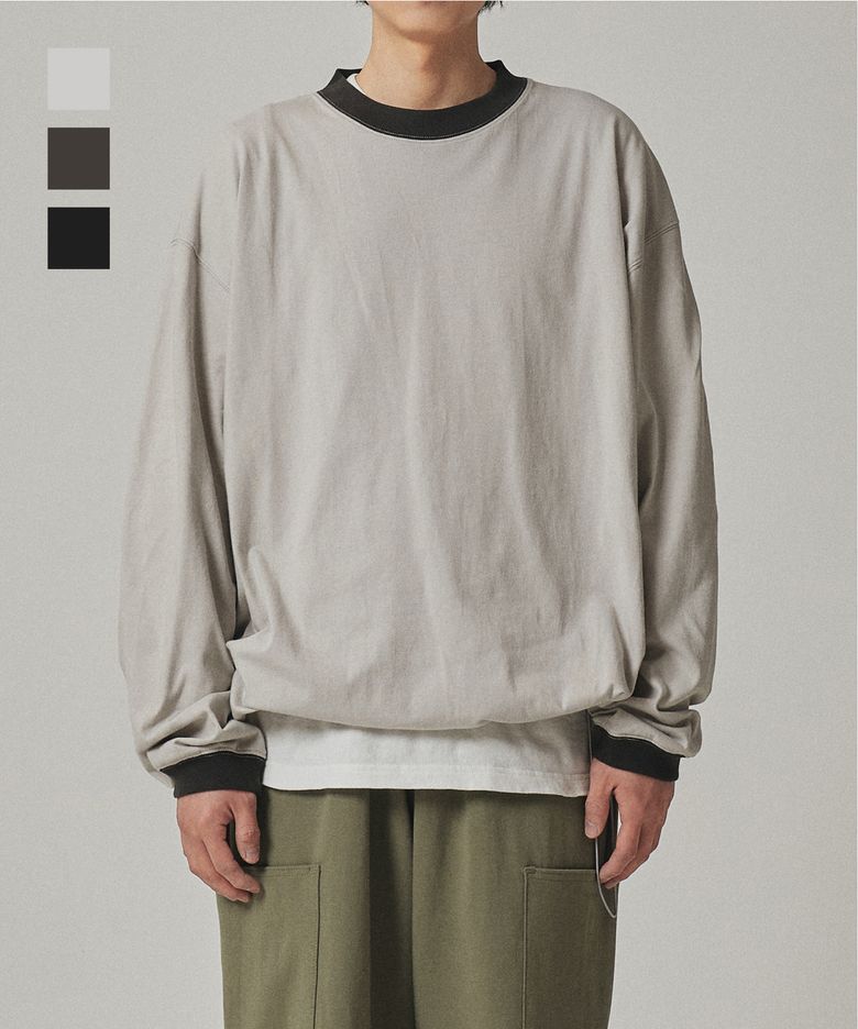 Long Sleeve String Ringer T-Shirts [3 Colors]