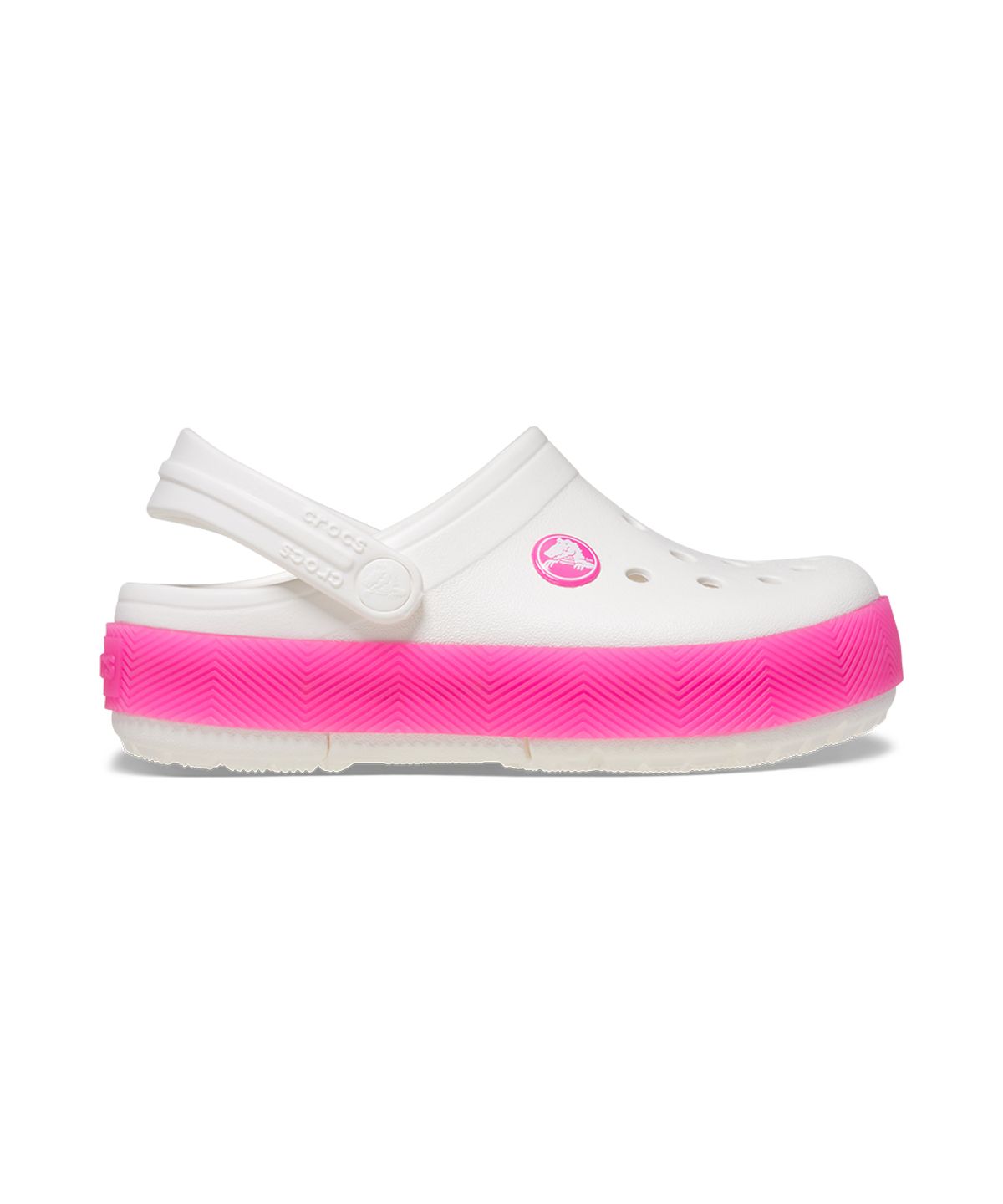 크록스키즈(CROCS KIDS) 유아 크록밴드 쉐브론 라이트 클로그 WPT (24SKCL210466)