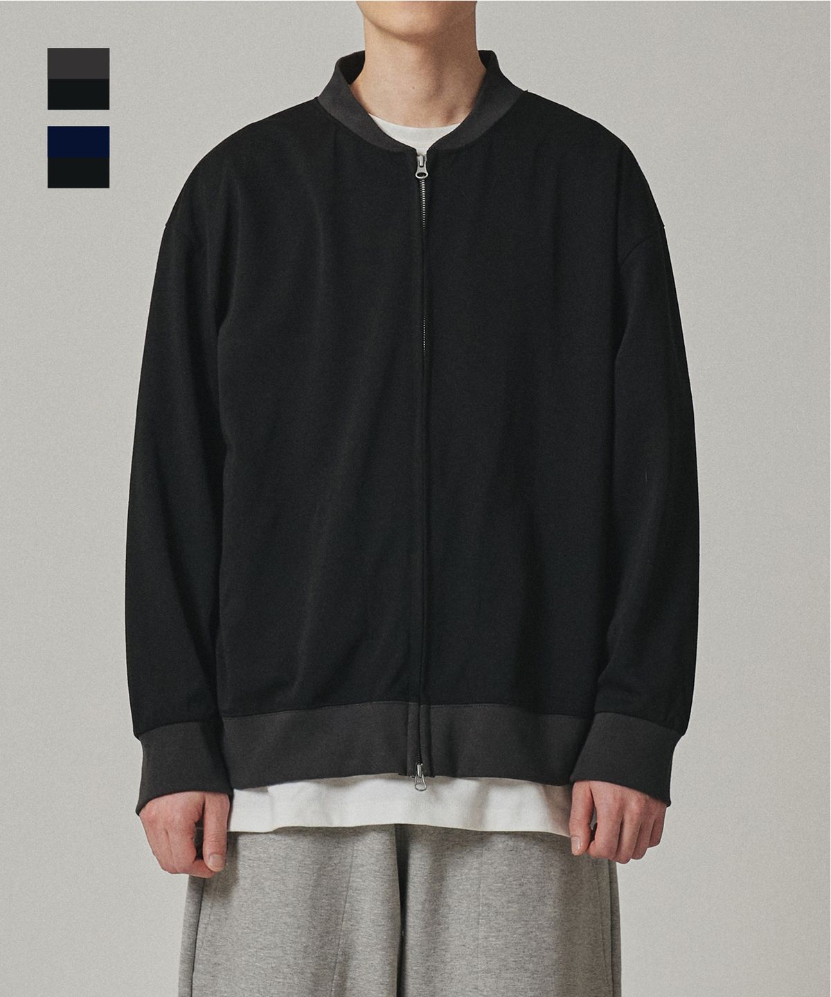 제로(XERO) Split ZIp Sweat Shirts [2 Colors] - 사이즈 & 후기 | 무신사