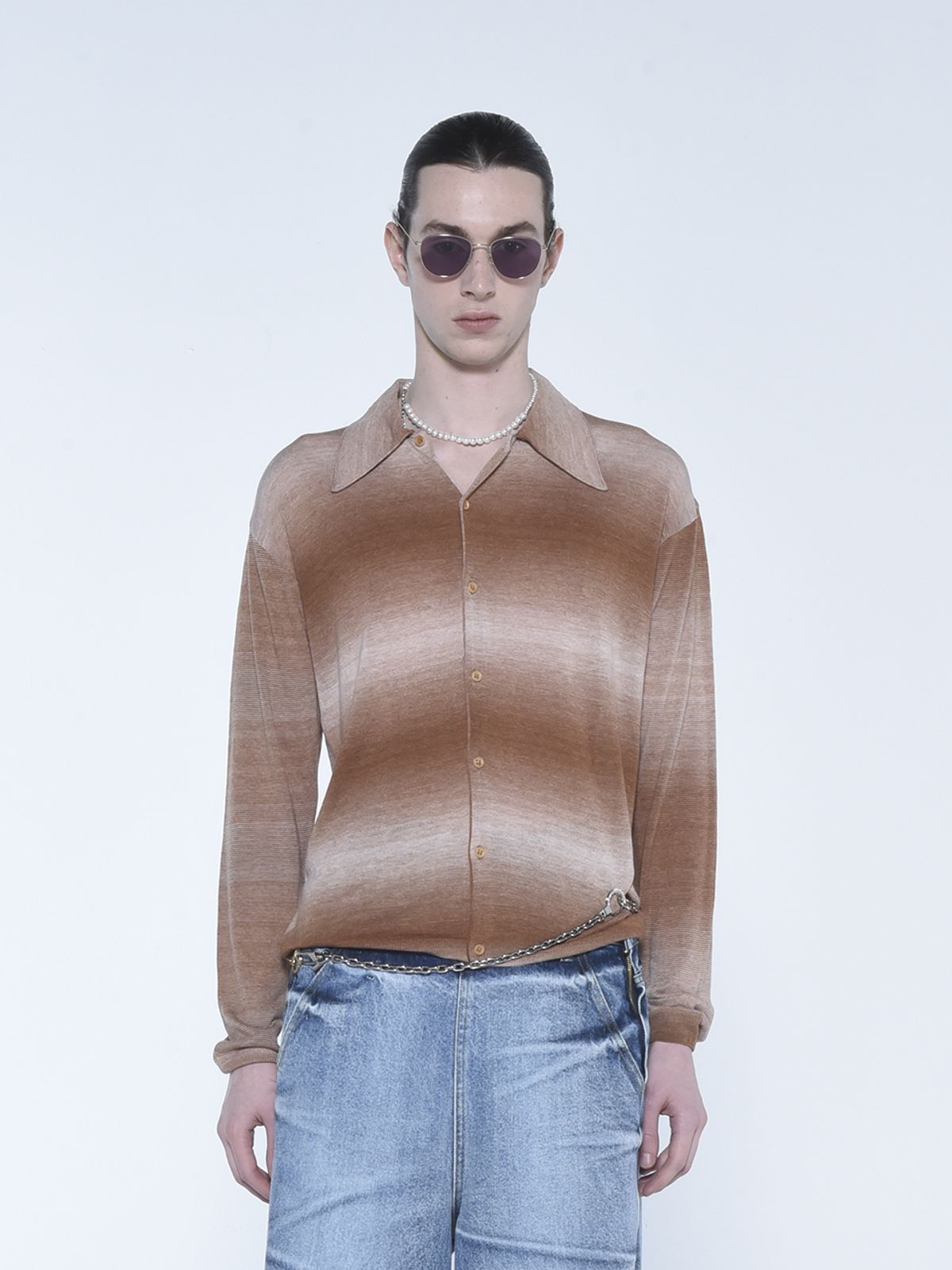 더발론(THE BALLON) SPREAD COLLAR CARDIGAN