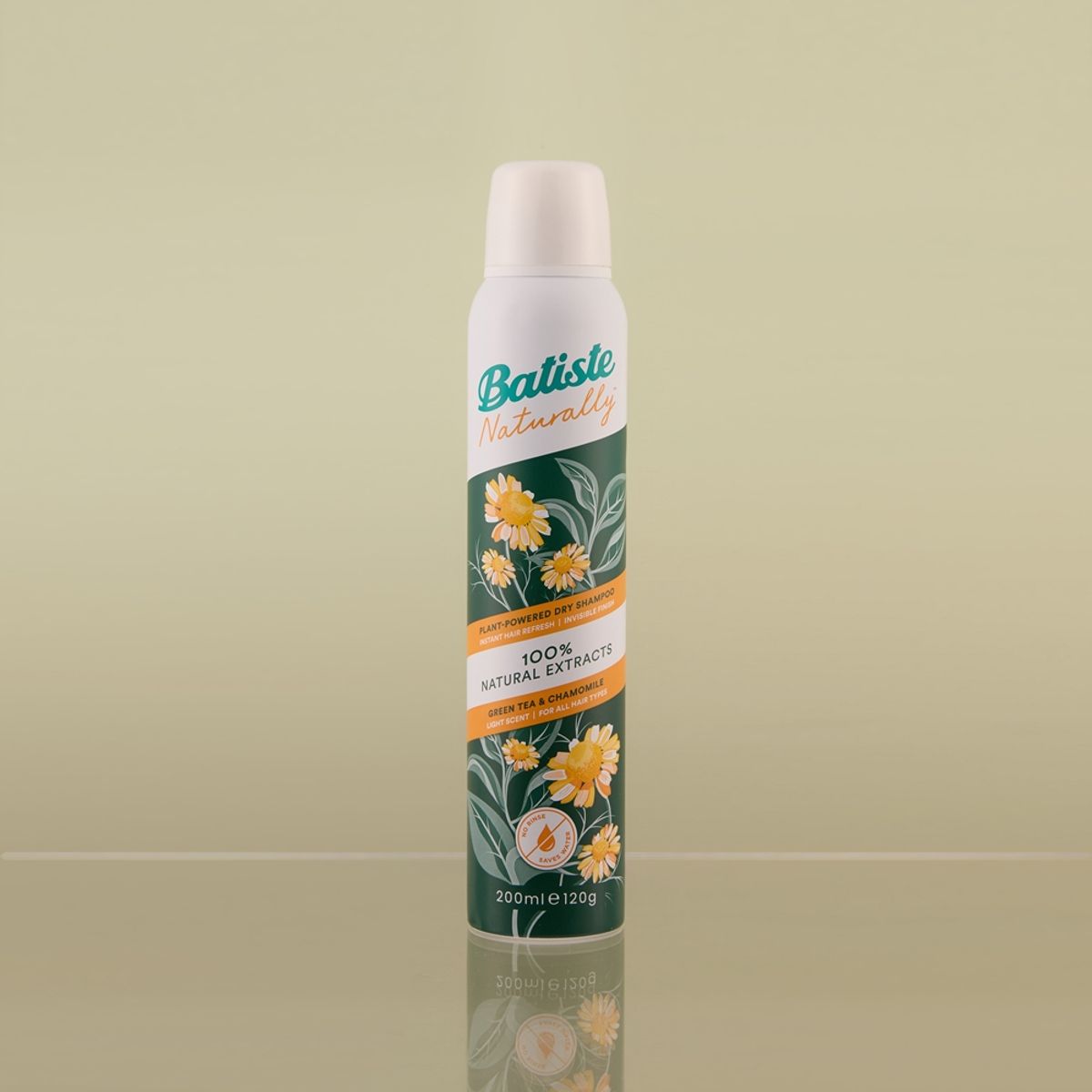 바티스트(BATISTE) 바티스트 드라이샴푸 네추럴리 그린티＆캐모마일 200ml