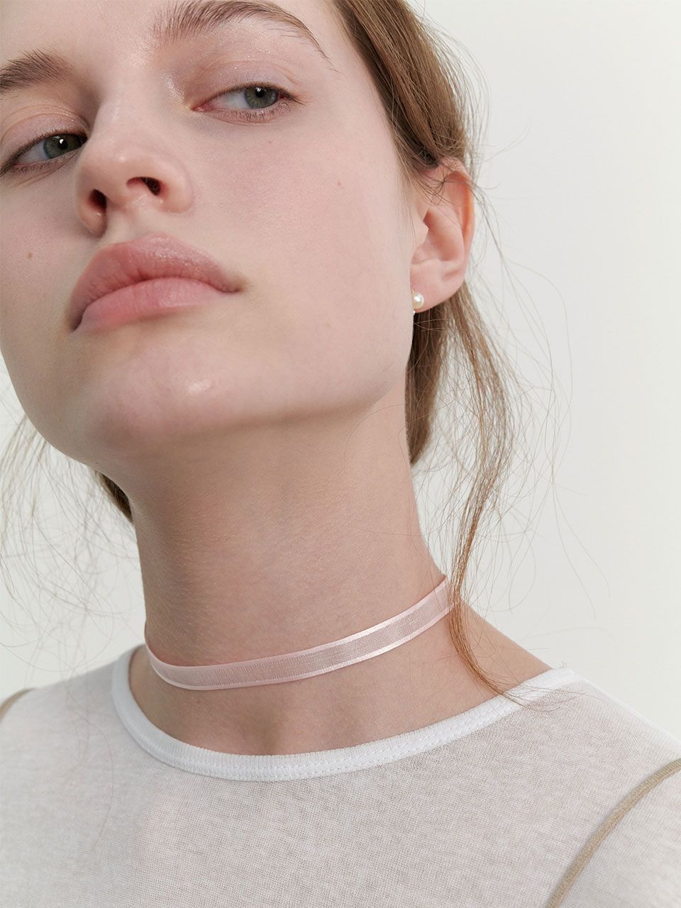 ★人氣★LOVE ME MONSTER★Cubic Ribbon Leather Choker MUSINSA | LOVE ME MONSTER Ribbon Leather Choker