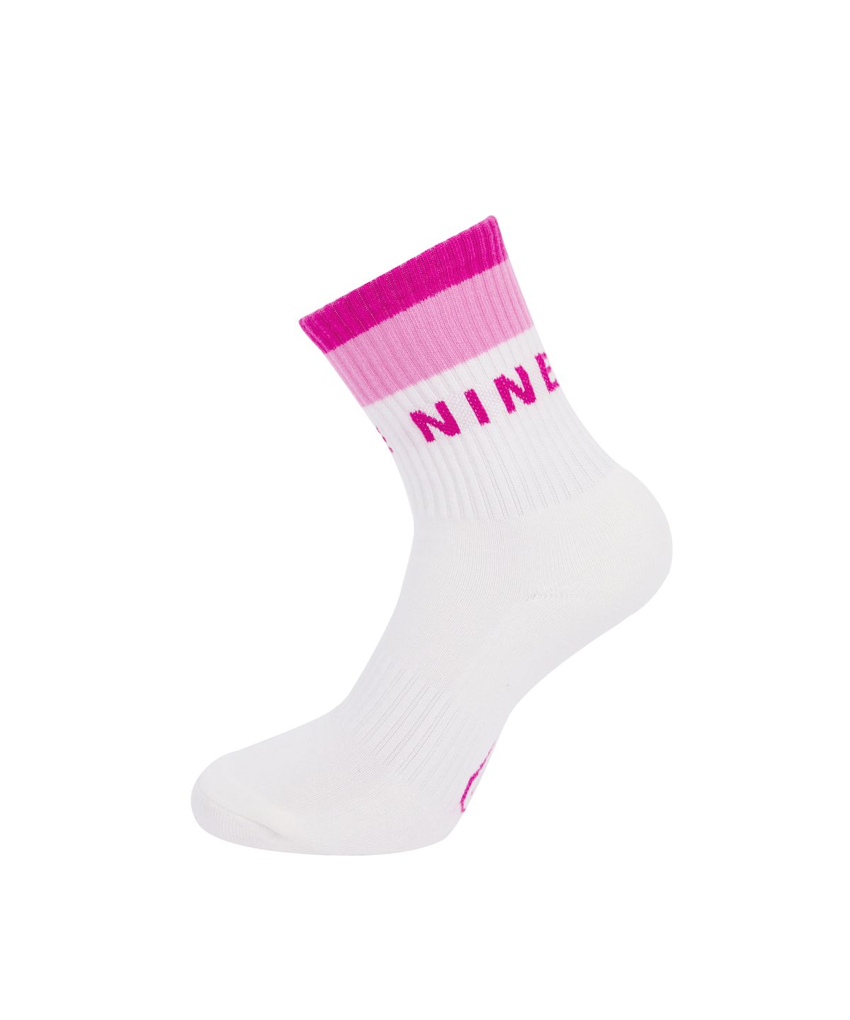 크리브나인(CREVE9) 여성 배색 미들 삭스DPK