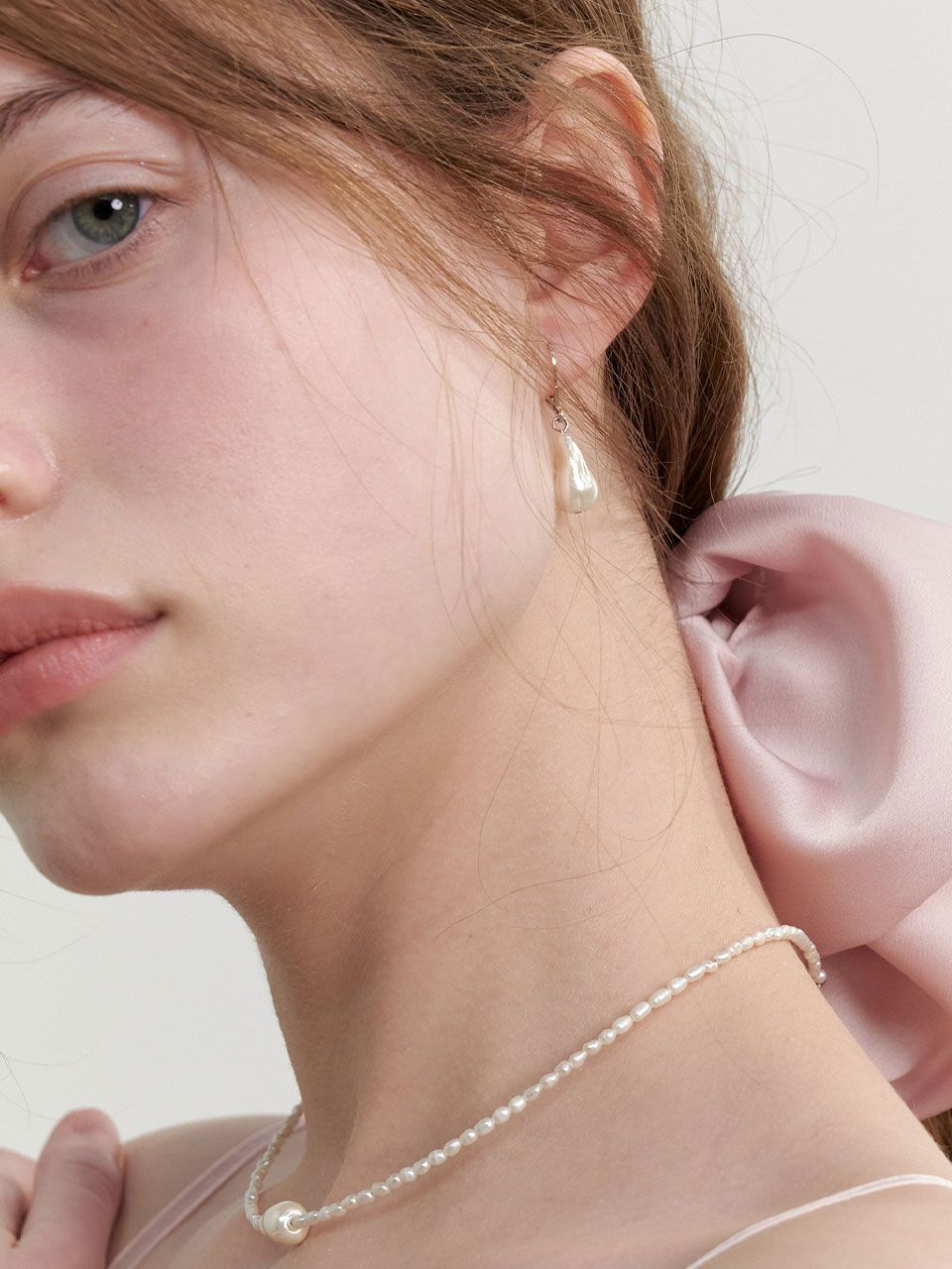 MUSINSA | LOVE ME MONSTER Baroque Pearl Drop Earrings