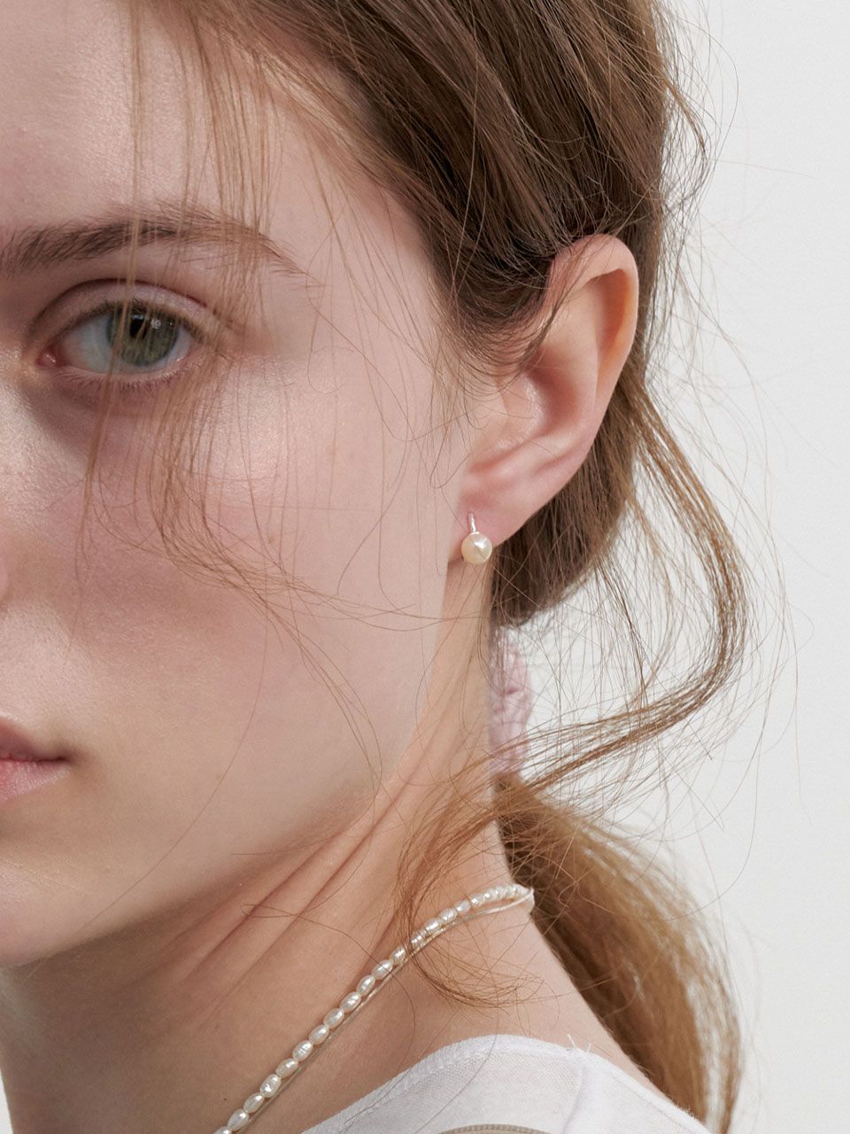 ピアス LOVE ME MONSTER Pearl Pearl Earrings L203MER020 org.jpg