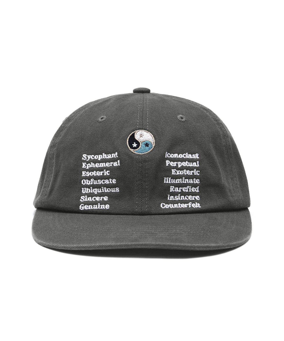 패슬(FASTLE) Yin Yang Washed Cap Charcoal