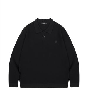 [이민재 착용] OG 밀라노 카라 니트-블랙