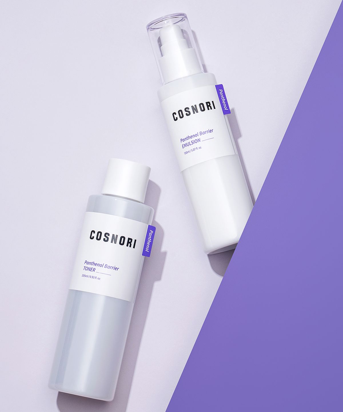코스노리(COSNORI) [2종세트] 판테놀 베리어 토너 205ml X 에멀전 150ml