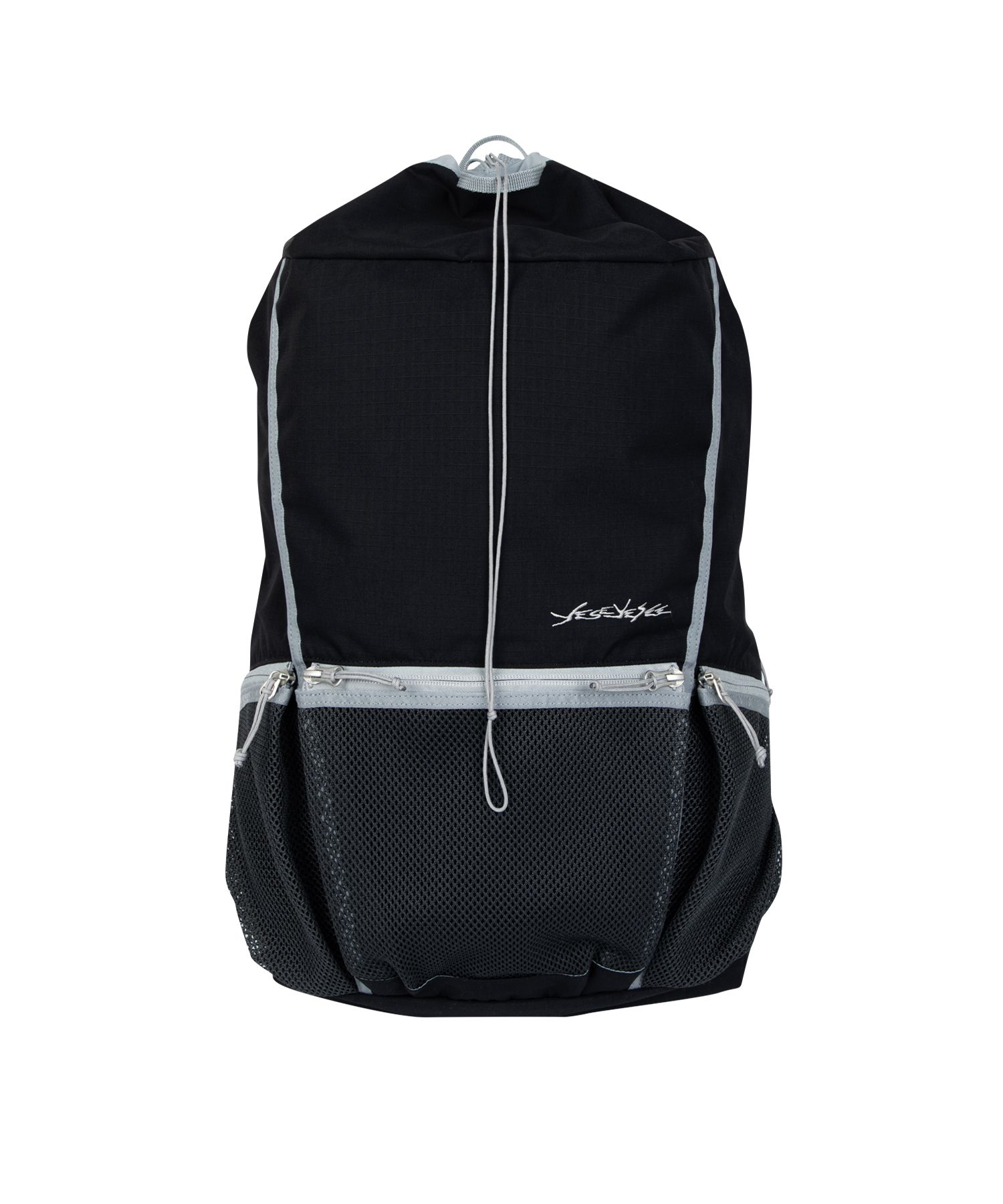 ◆YESEYESEE◆ YES Rushed Carapace Knapsack Black YS241WBABP0 예스아이씨(YESEYESEE) Y.E.S Rushed Carapace Knapsack Black