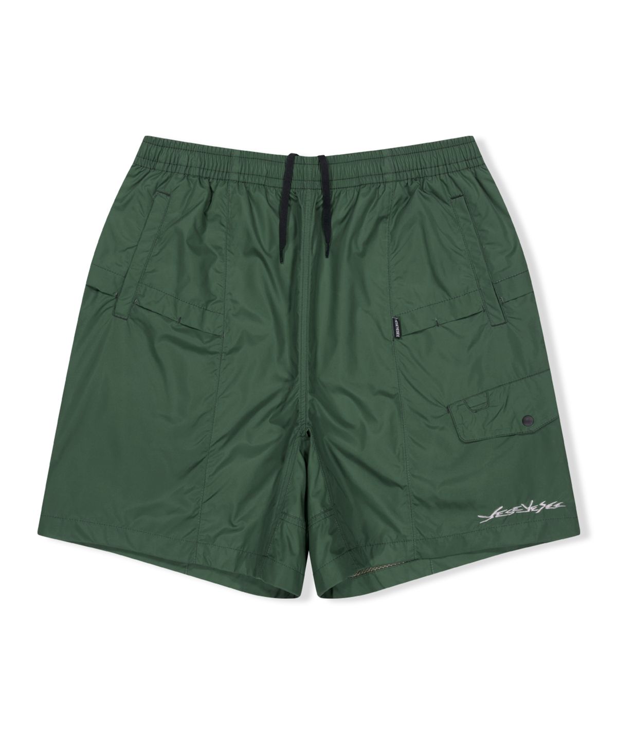 예스아이씨(YESEYESEE) Paneled Comfort Shorts Green