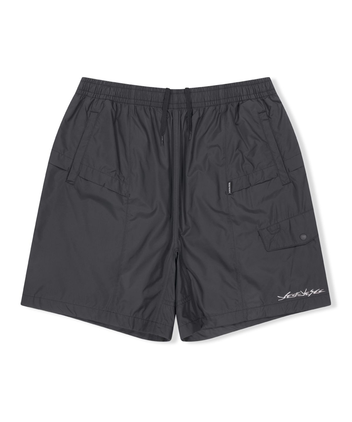 예스아이씨(YESEYESEE) Paneled Comfort Shorts Black